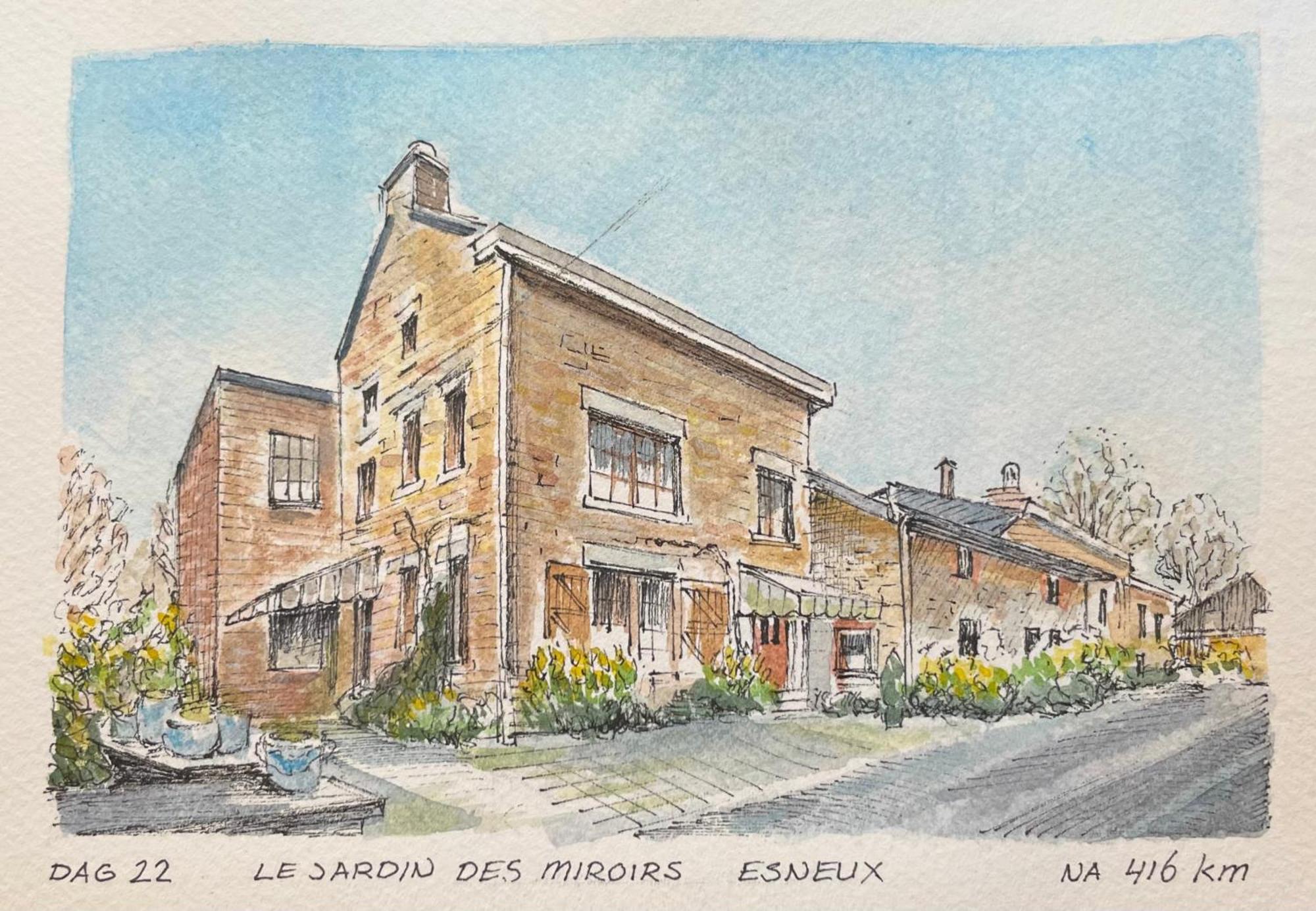 Bed and Breakfast Le Jardin Des Miroirs Esneux Exteriér fotografie